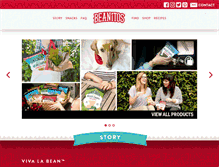 Tablet Screenshot of beanitos.com